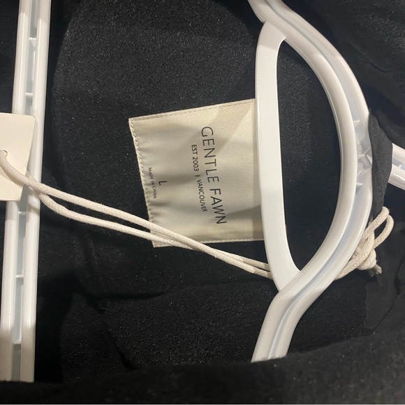 NWT Gentle Fawn Bennet Coat in black, size L - Picture 7 of 8